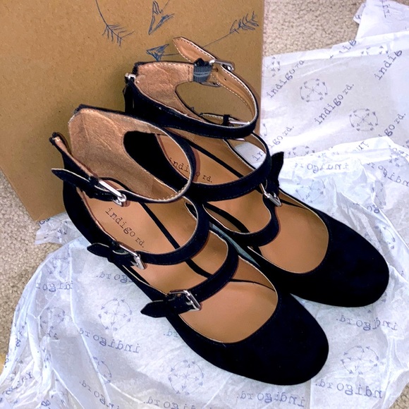 Indigo rd. strappy buckle heels - Picture 5 of 8